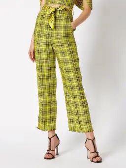 Scanlan Theodore Pants Yellow Check Size AU 8 for rent on The Volte - image 2