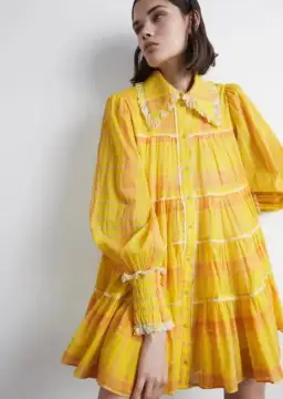 Aje Wilderness Smock Dress Print Size 6