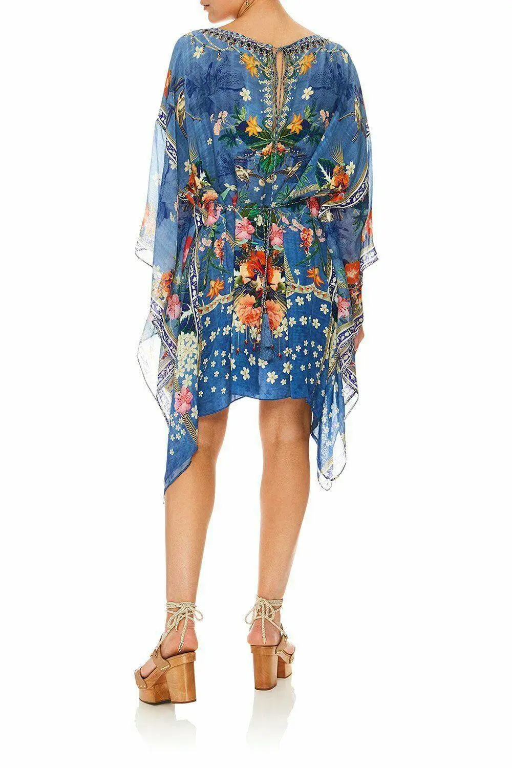 Camilla Faraway Florals Short Kaftan Print Size 10 - Image 2