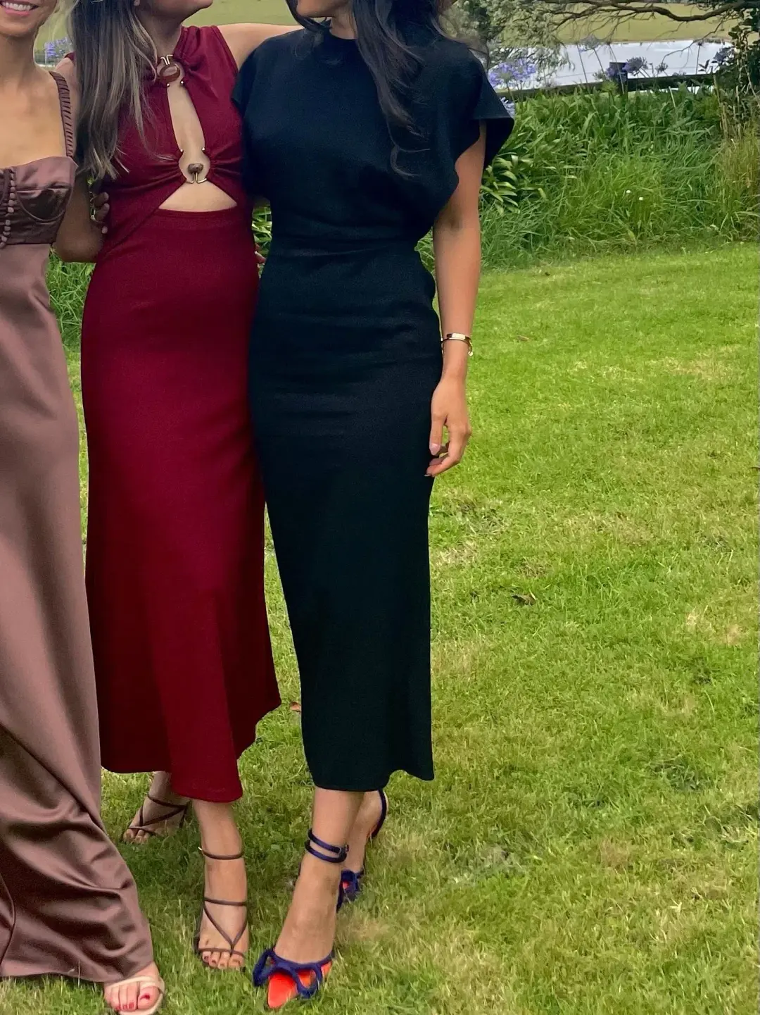 Christopher Esber Knot Back Aulenti Tee Dress Black Size 6 for rent on The Volte - main image