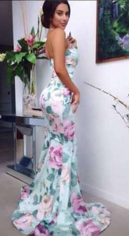 PORTIA & SCARLETT STELLA FLORAL GOWN