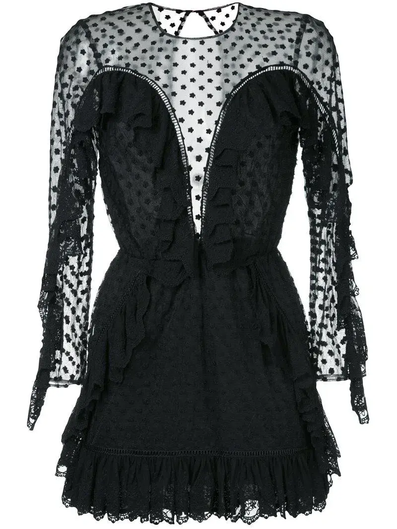 Alice McCall Forever Young Mini Dress Black 8 for rent on The Volte - main image