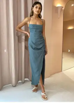 Rumer the Label Loulou Maxi Dress Fern Size 6 for rent on The Volte - image 1