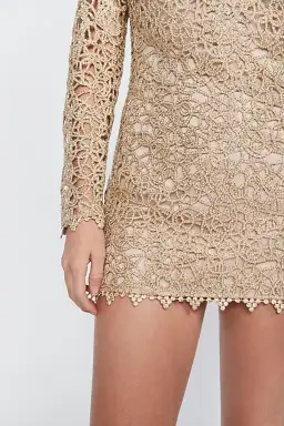 Alice McCall Pablo Mini Dress Gold Size 8 for rent on The Volte - image 2