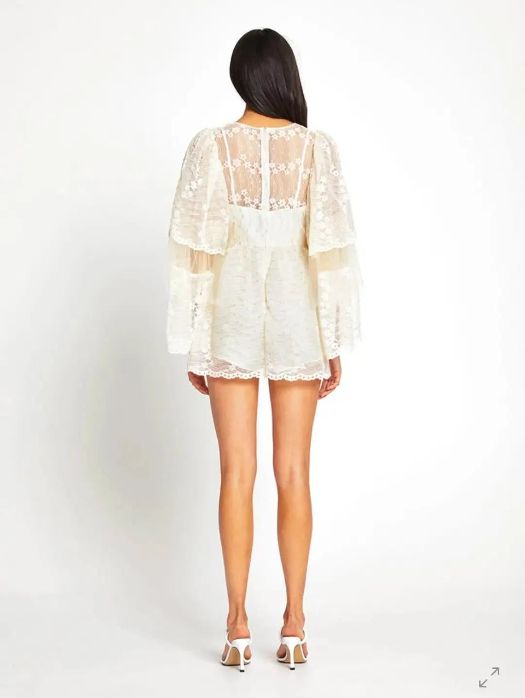 Alice McCall Moonstruck Mini Dress Cream Size 4 for rent on The Volte - main image