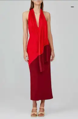 Acler Flora Dress Red Size 8 for rent on The Volte - image 3