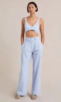 Bec and Bridge Phoebe Top and Pants Set Blue Size 8 for rent on The Volte - image 1