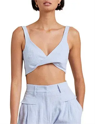 Bec and Bridge Phoebe Top and Pants Set Blue Size 8 for rent on The Volte - main image