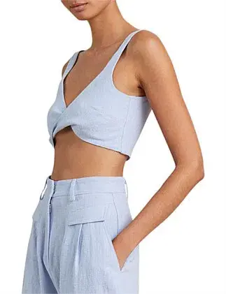 Bec and Bridge Phoebe Top and Pants Set Blue Size 8 for rent on The Volte - main image