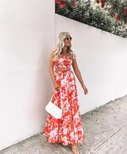 Steele Layla Crop and Flora Skirt Set Print