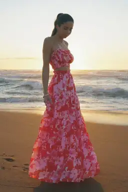 Steele Layla Crop and Flora Skirt Set Print