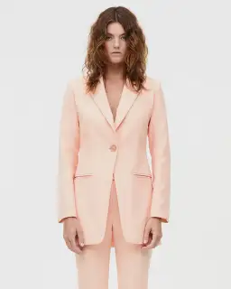 Manning Cartell Pop Swagger Blazer & Pant Set in Peach Size 8 for rent on The Volte - image 2