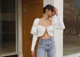 Orseund Iris Princess Top White Size 10 for rent on The Volte - image 6