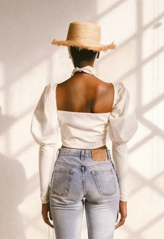 Orseund Iris Princess Top White Size 10 for rent on The Volte - main image