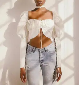 Orseund Iris Princess Top White Size 10 for rent on The Volte - image 2