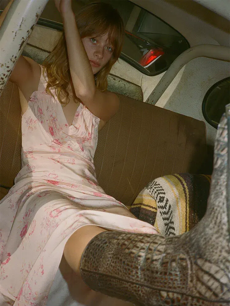 Réalisation Par The Ivy Eden Dress Pink Size 8 for rent on The Volte - main image