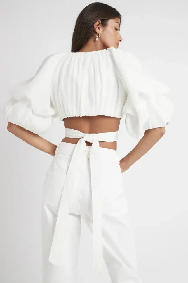 Aje Impression Top White Size 8 for rent on The Volte - main image