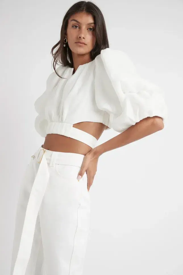 Aje Impression Top White Size 8 for rent on The Volte - main image