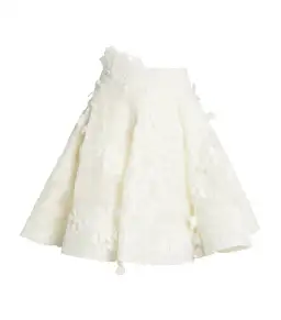 Zimmermann Postcard Applique Skirt White Size 8 for rent on The Volte - image 4