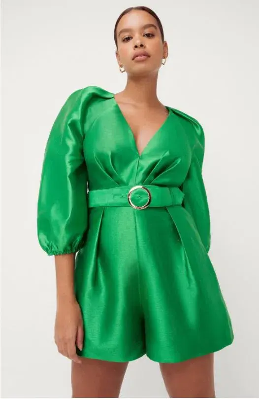Sheike Enchanted Playsuit Green Size 6 for rent on The Volte - main image