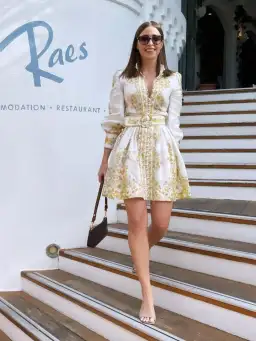 Zimmermann Super Eight Tubular Mini Dress Print