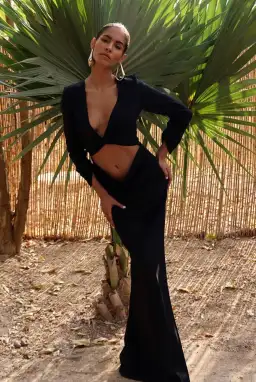 Rat & Boa Costella Dress Black Size 8 for rent on The Volte - image 1