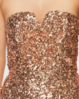 Pilgrim Gianina Gown Sequin Size 10 for rent on The Volte - image 4