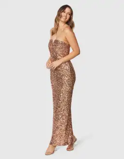 Pilgrim Gianina Gown Sequin Size 10 for rent on The Volte - image 2