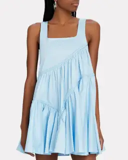 Aje Casabianca Sleeveless Braided Dress Blue Size 4