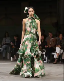 Ginger & Smart Aquarelle Gown Print Size 8 for rent on The Volte - image 2