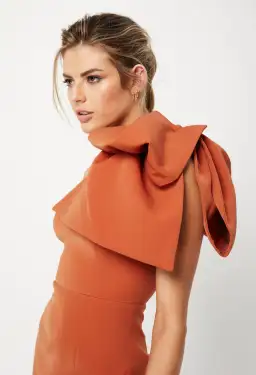 Mossman On The Low Mini Dress Orange