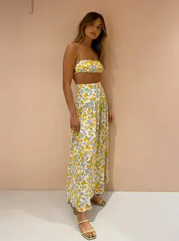 Bec & Bridge Cali Sun Top and Skirt Set Floral Size 8 for rent on The Volte - image 4