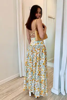 Bec & Bridge Cali Sun Top and Skirt Set Floral Size 8 for rent on The Volte - image 3