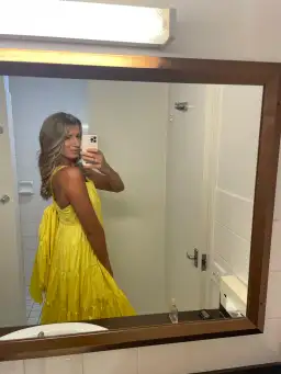 Aje Solstice Tiered Maxi Dress Yellow Size 10 for rent on The Volte - image 5