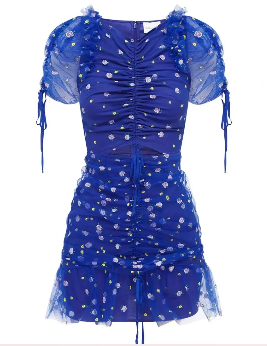 Alice McCall Mood For Love Mini Dress Blue Size 10 for rent on The Volte - main image
