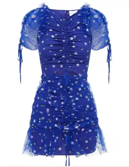 Alice McCall Mood For Love Mini Dress Blue Size 10 for rent on The Volte - image 3