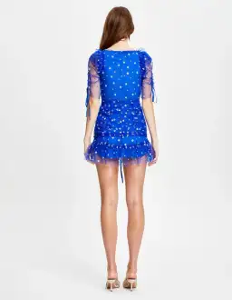 Alice McCall Mood For Love Mini Dress Blue Size 10 for rent on The Volte - image 2