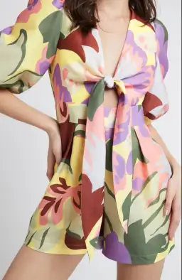 Sheike Valentina Playsuit Print Size 10