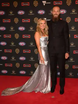 Georgia Young Couture Silver Sequin Gown Size 6