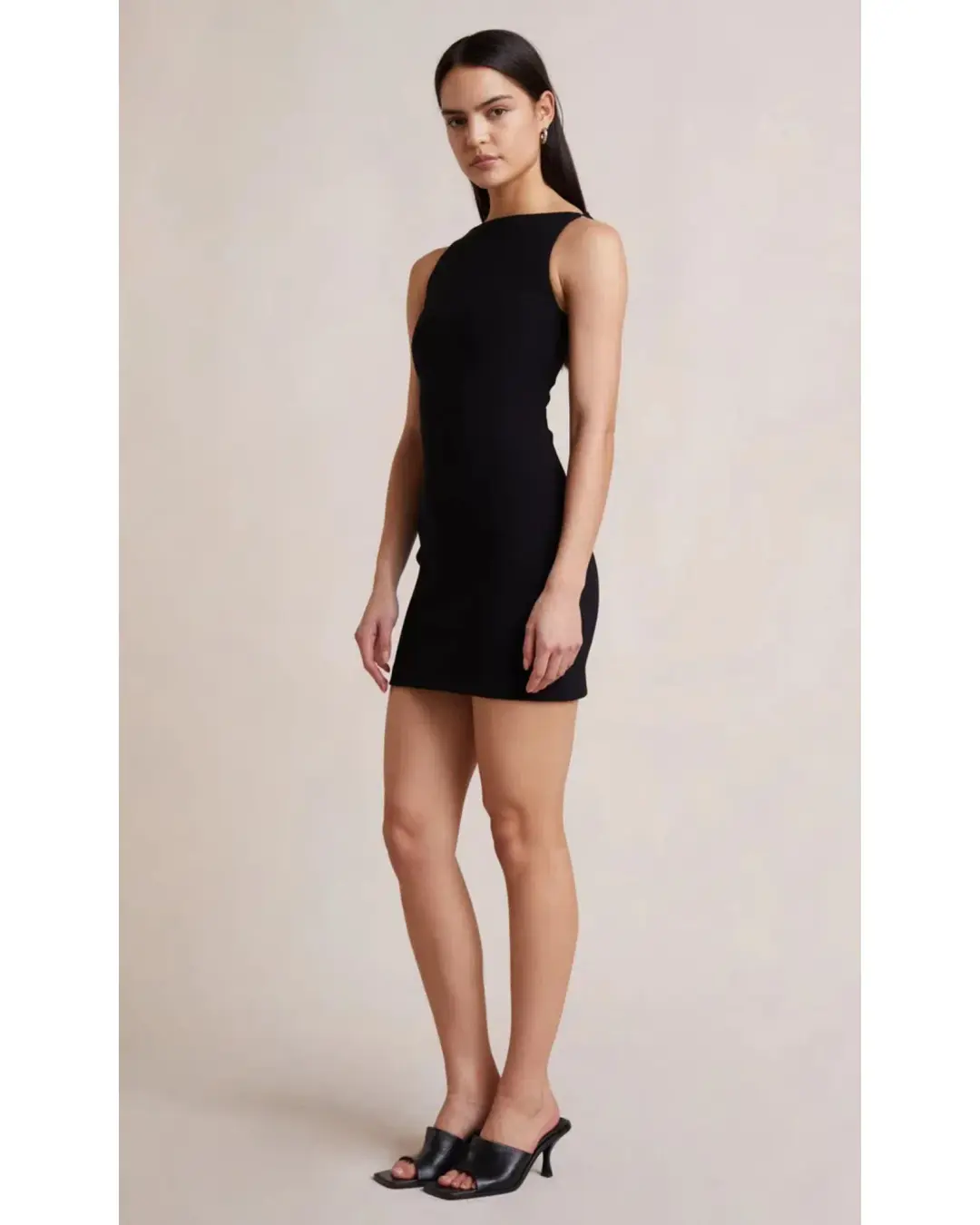 Bec & Bridge Clover Mini Dress Black Size AU 10 for rent on The Volte - main image