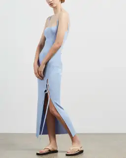 Bec & Bridge Lola Midi Dress Blue Size 12 for rent on The Volte - image 2