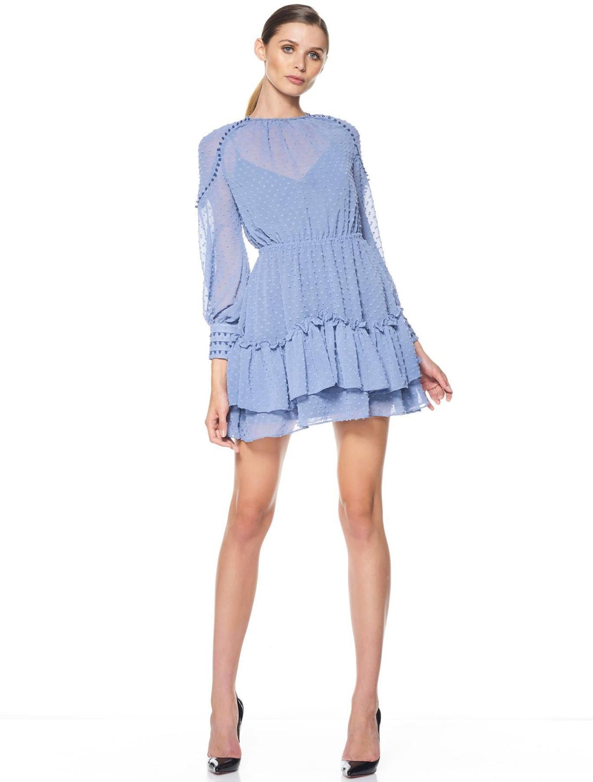 Talulah Sweet Allure Long Sleeve Mini Dress Purple Size 6 - Image 1