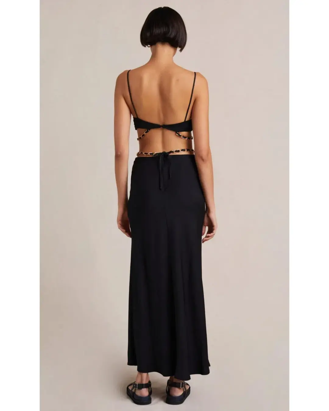 Bec & Bridge Modern Romance Top Size 6 and Maxi Skirt Size 8 Set Black for rent on The Volte - main image