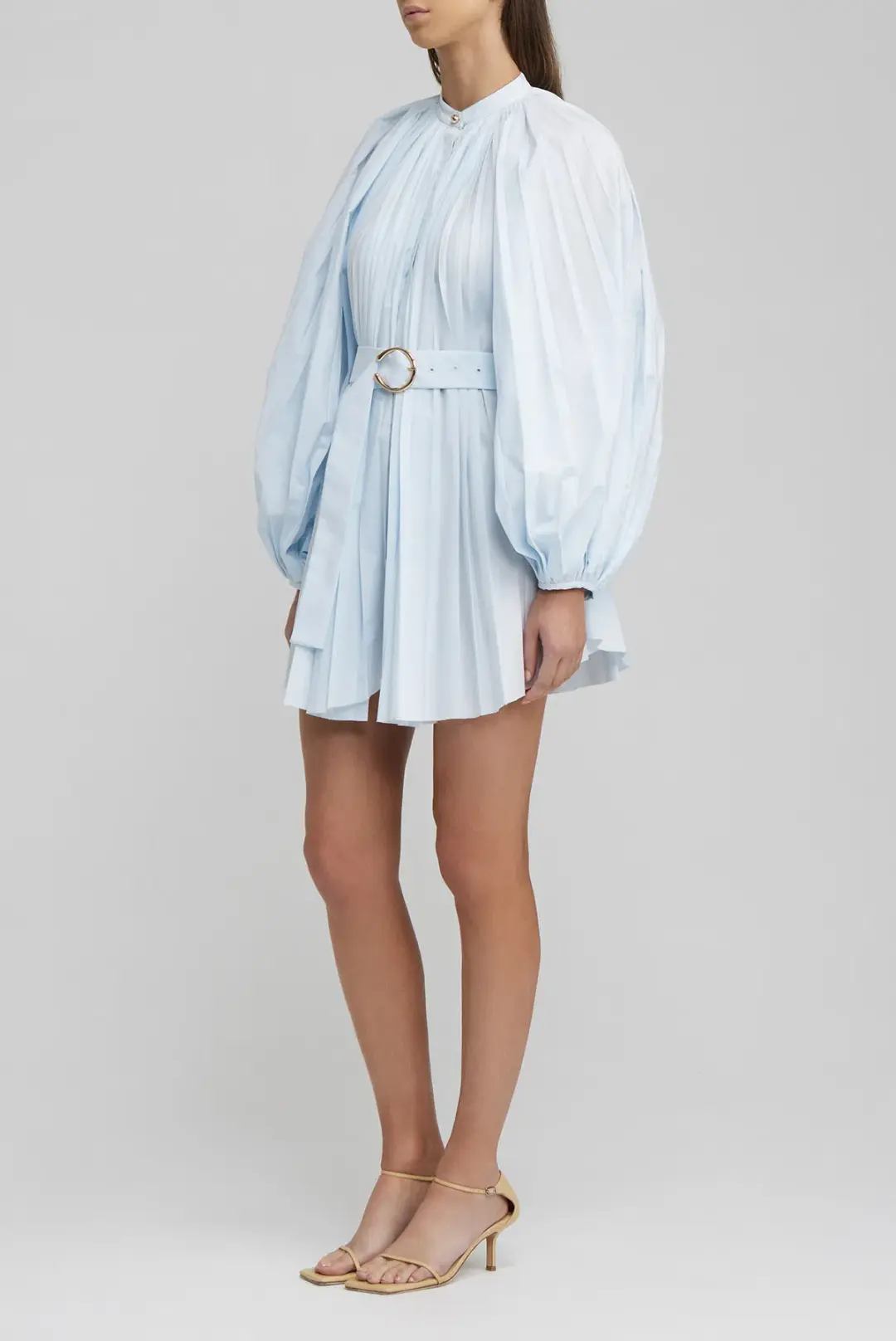 Acler Margot Mini Dress Blue Size 10 for rent on The Volte - main image