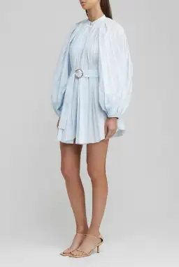 Acler Margot Mini Dress Blue Size 10 for rent on The Volte - image 1