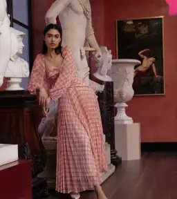 Acler Mattison Dress Peach Size 6 for rent on The Volte - image 4