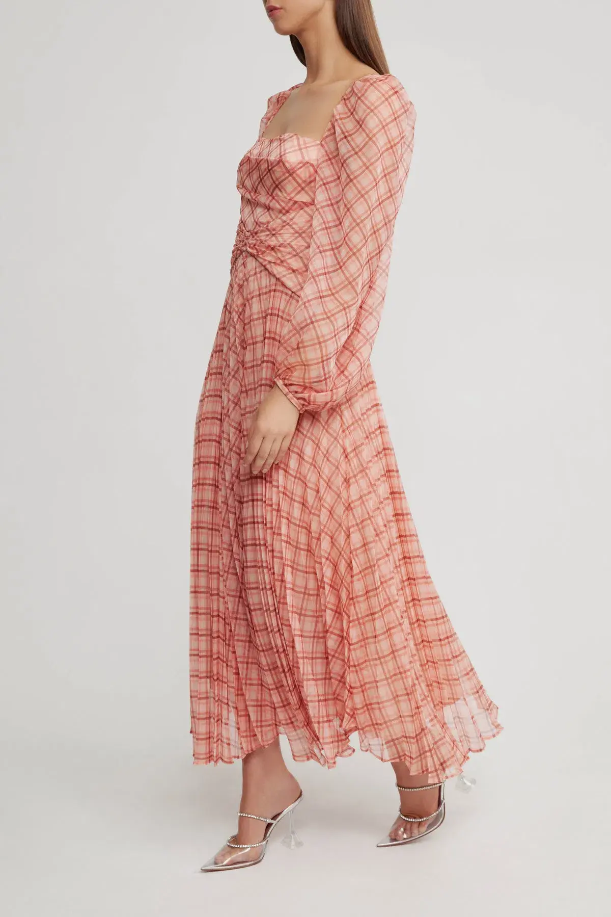 Acler Mattison Dress Peach Size 6 - Image 2