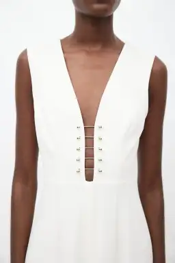 Zimmermann Baton Jumpsuit Pearl Size 8 for rent on The Volte - image 4