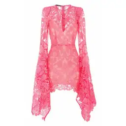 Alex Perry Bartley Lace Dress Pink Size 8 for rent on The Volte - image 4