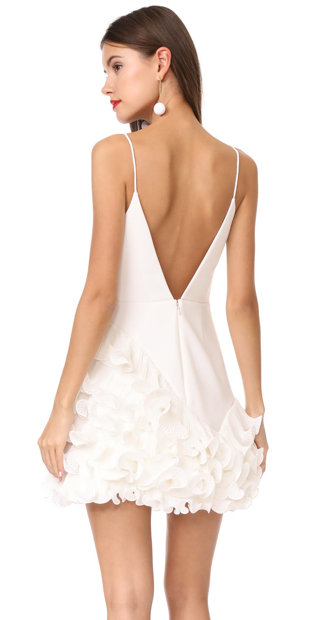 Talulah Golda Ruffle Dress - Ivory for rent on The Volte - main image